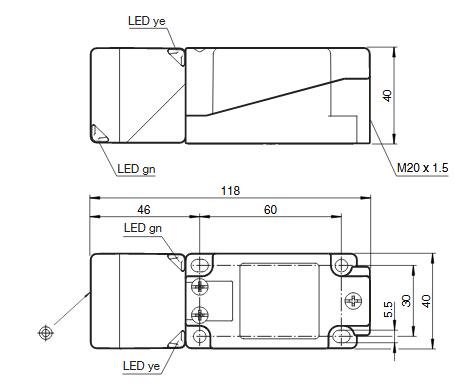 电感式传感器 NBB15-U1-A2