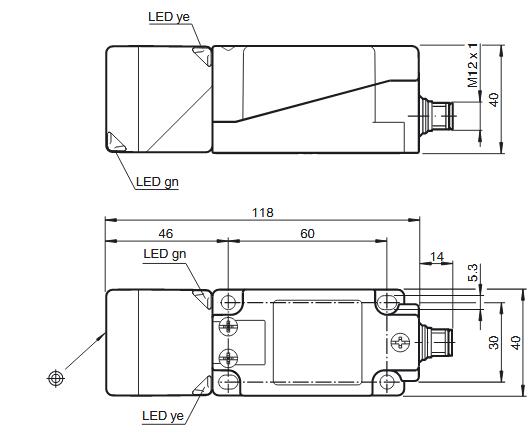 电感式传感器 NBB15-U1-A2-V1