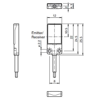 激光对射传感器 OBE1500-R2F-SE2-L