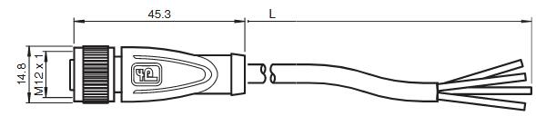 内螺纹连接器 V1-G-20M-PUR