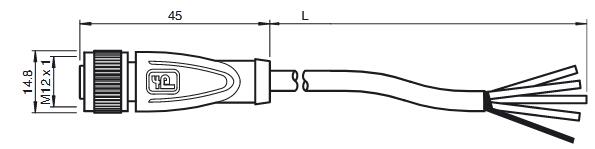 屏蔽电缆 V1-G-20M-PUR-ABG