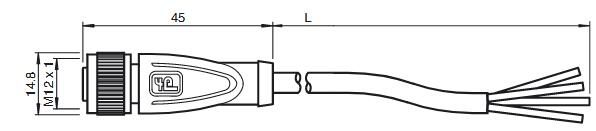 内螺纹连接器 V1-G-25M-PUR