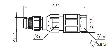 可现场连接的外螺纹连接器 V31S-GM-Q4