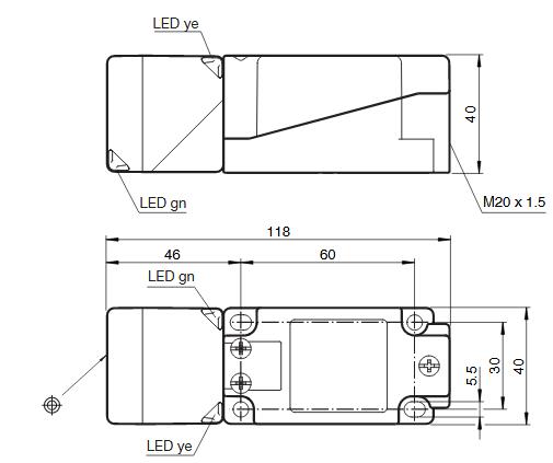 电感式传感器 NBB15-U1K-E2-3G-3D