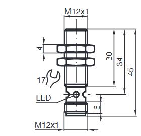 电感式传感器 NBB2-12GM30-E2-V1