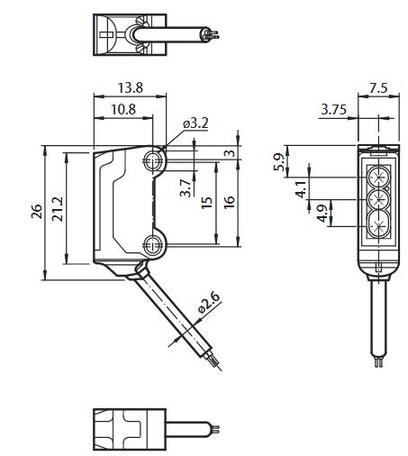 对射型光电传感器 OBE2000-R3-SE2