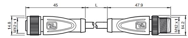 连接电缆 V1-G-6M-PUR-V1-G