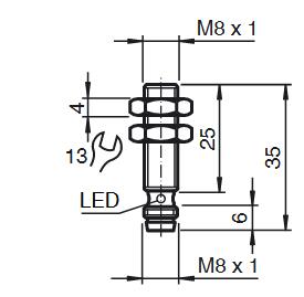 电感式传感器 NBB2-8GH25-E2-V3