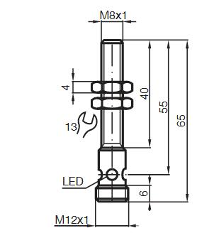 电感式传感器 NBB2-8GM40-E2-V1-3G-3D