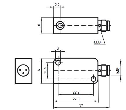 电感式传感器 NBB2-V3-E2-V3