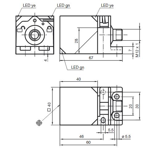 电感式传感器 NBB20-L2-B3B-V1