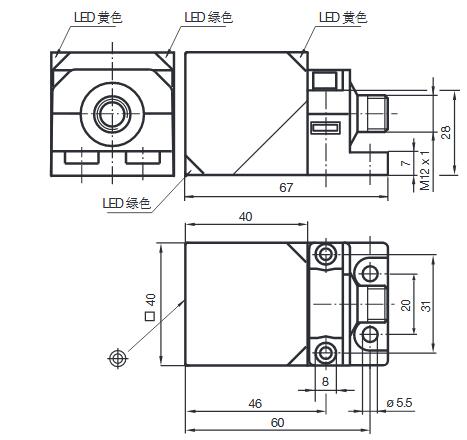 电感式传感器 NBB20-L2-E3-V1