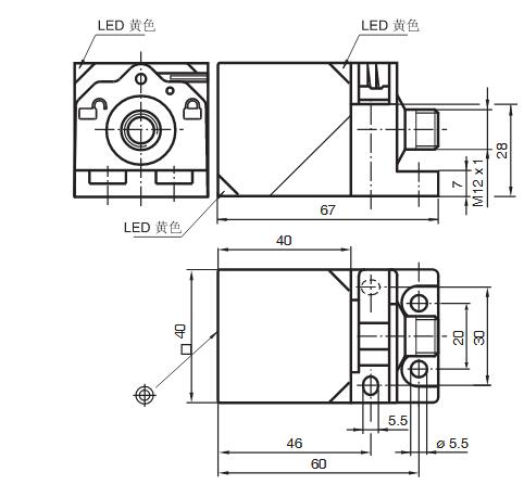 电感式传感器 NBB20-L2-Z0-V1