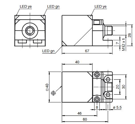 电感式传感器 NBB20-L2M-A2-V1