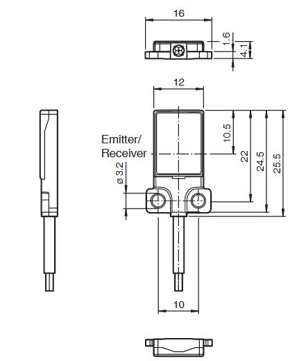 对射型光电传感器 OBE500-R3F-SE0