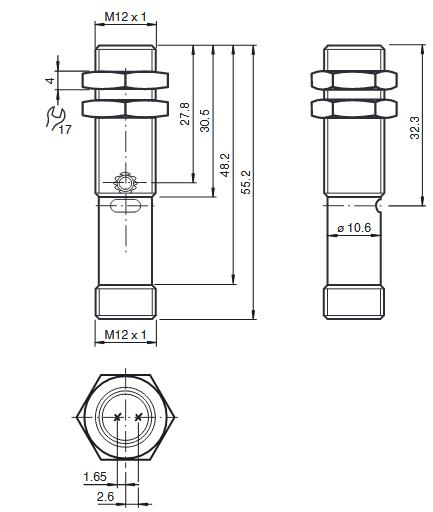 反射板型光电传感器 OBR2500-12GM40-E4-V1