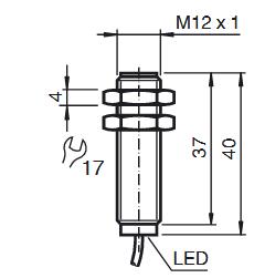 电感式传感器 NBB4-12GM40-E2