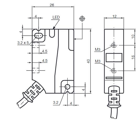 电感式传感器 NBB4-F1-A2 5M