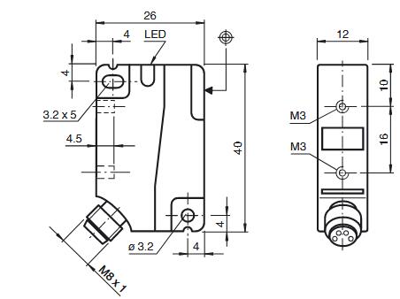 电感式传感器 NBB4-F1-E3-V3