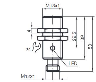 电感式传感器 NBB5-18GM40-E0-V1