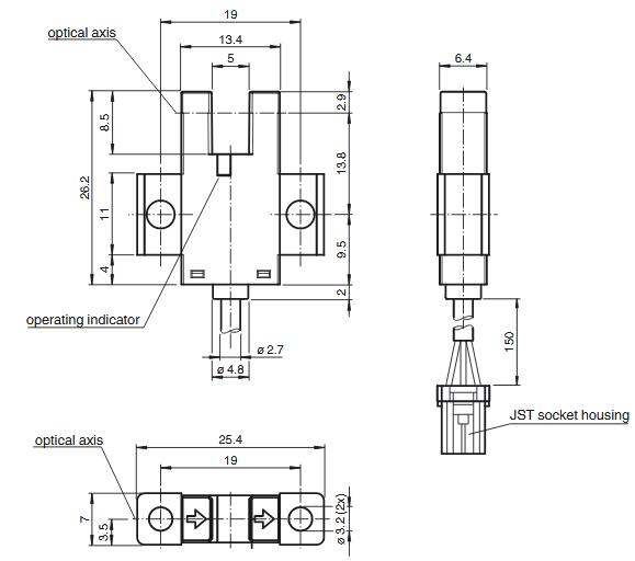 光电槽形传感器 GL5-U/46a/59/115e