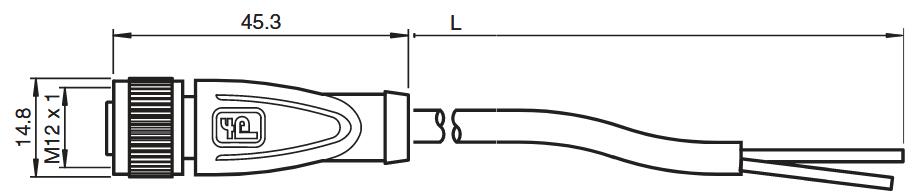 NAMUR电缆连接器 V1-G-N-40M-PUR