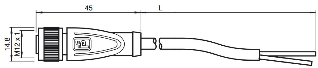 NAMUR电缆连接器 V1-G-N-8M-PUR