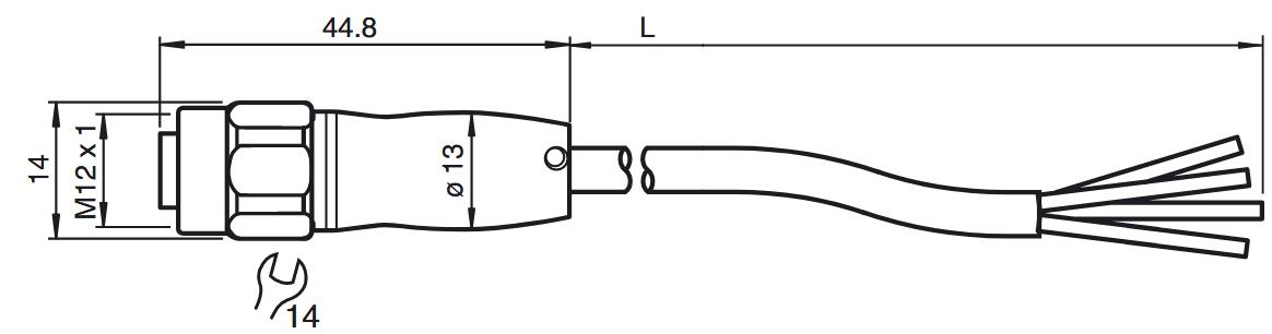 内螺纹连接器 V1-GV4A-2M-PP-H1