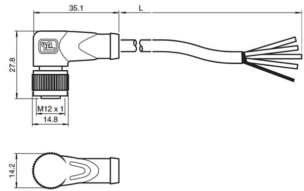 屏蔽电缆 V1-W-15M-PUR-ABG