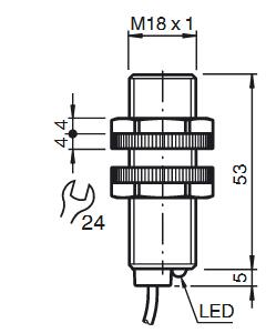 电感式传感器 NBN12-18GK50-E2-M