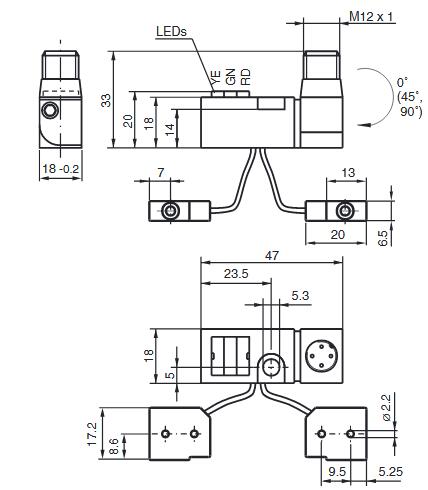 电感式传感器 NBN2-F581-160S6-E8-V1