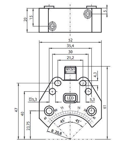 电感式传感器 NBN3-F25-E9-V1