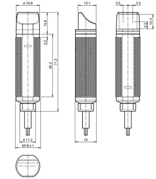 对射型光电传感器 GA18-S/GK18-S/59/115/161