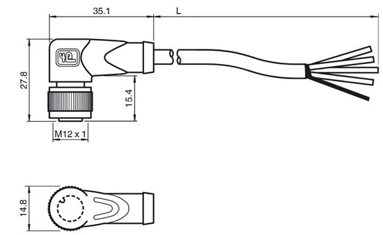 屏蔽电缆 V1-W-7M-PUR-ABG