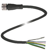 电缆插座 V17-G-5M-PUR