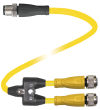 Y型连接电缆 V15-G-S-10M-T-03M-PUR-A-V1-C1